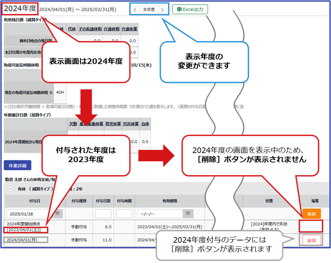 【Q＆A】有休の＜付与＞に関するよくあるお問い合わせ～付与・削除・有給休暇付与機能・有休付与対象者画面～ | タッチオンタイム オンライン・ヘルプ